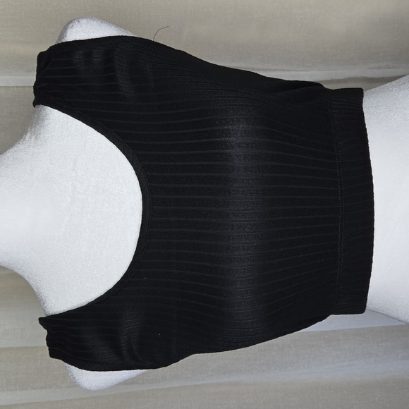 Black Ribbed Three-Piece Set - Picture 3 of 5